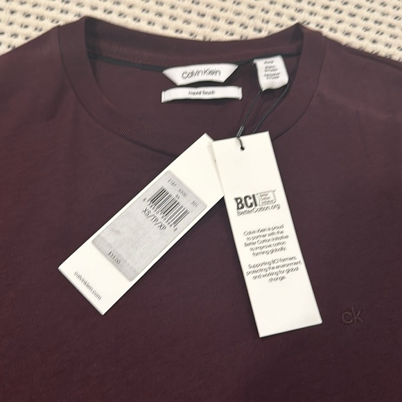 Calvin Klein Liquid Touch Men’s Crewneck T-Shirt - Picture 8 of 8